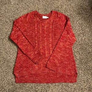 Red sweater